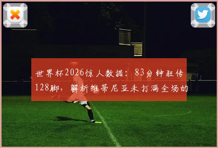 世界杯2026惊人数据：83分钟狂传128脚，解析维蒂尼亚未打满全场的传球纪录与中场价值
